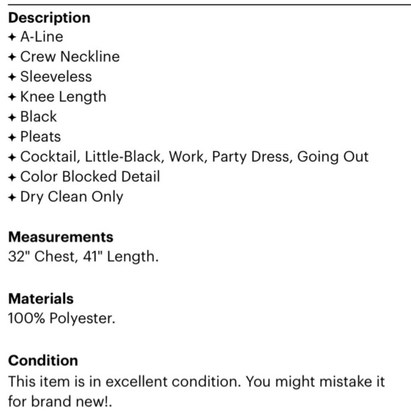 Carmen Marc Valvo Metallic A Line Plunging a neck black blue gold 6 - Picture 9 of 9